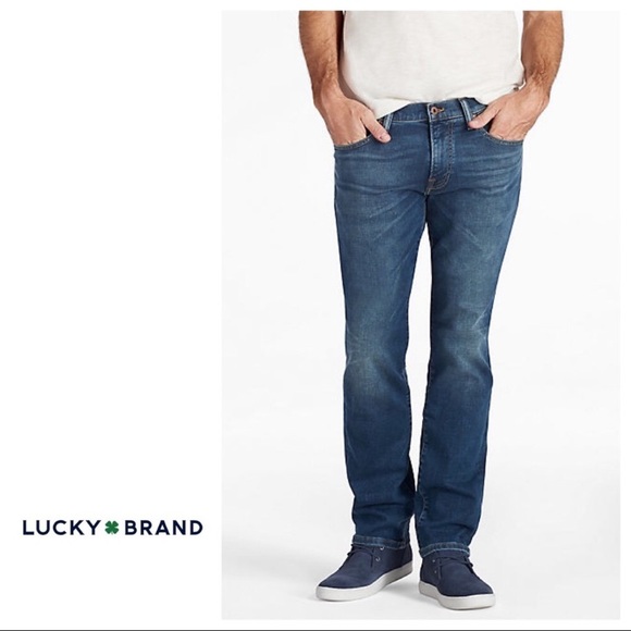 lucky straight leg jeans mens